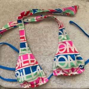 Billabong Floral Reversible Bikini XS